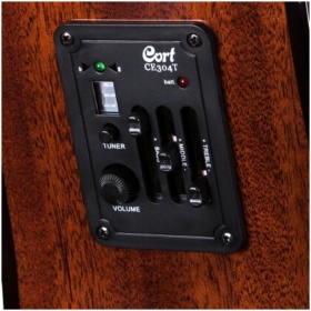Guitarra Electroacustica Cort AD810e OP con Funda - Image 2