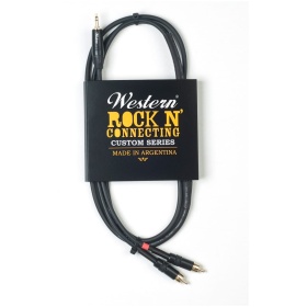 Cable Western MINI2RCA30 TRS-RCA estereo de 3m