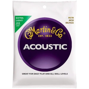 Encordado Martin M170 Extra Light 010 para Guitarra Acustica