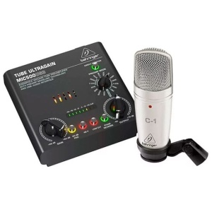 Interfaz Preamp Usb Behringer Voice Studio Mic 500 + C1