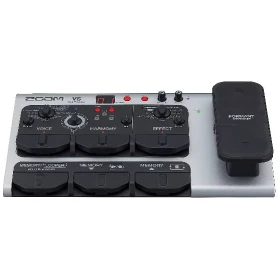 Procesador de Voces Zoom V6 con Pedal de Expresión y Efectos