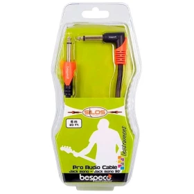Cable de Instrumentos Bespeco SLPJ600 Plug Recto Angular de 6m