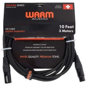 Cable De Microfono Warm Audio Premium XLR10 De 3 Metros