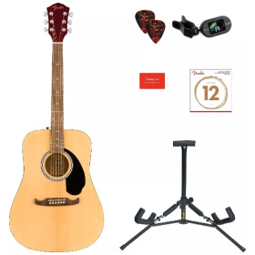 Guitarra Acustica Fender FA125 Pack con afinador y soporte - Image 2