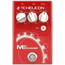Pedal TC Helicon Mic Mechanic 2 Voces Pitch Delay Reverb
