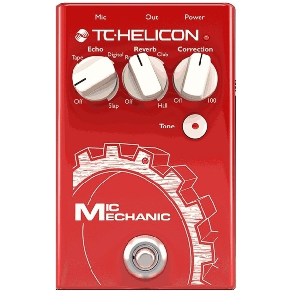 Pedal TC Helicon Mic Mechanic 2 Voces Pitch Delay Reverb - MLA740733716 Pedal TC Helicon Mic Mechanic 2 Voces Pitch Delay Reverb - Image 1