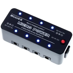 Fuente para Pedales MOOER Micro Power de 8 Salidas 9V