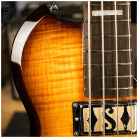 Bajo Electrico Supro Huntington 3 con Piezo 4 cuerdas - Image 4