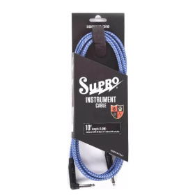 Cable Guitarra Supro 10ft Italianos Con Fichas Amphenol