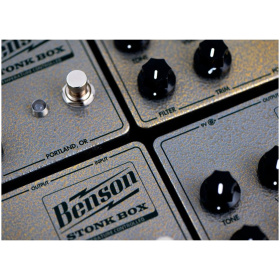 Pedal Analogico Benson Amps Stonk Box Fuzz para Guitarra USA - Image 5
