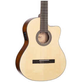 Guitarra Clasica Cort AC120CE OP Con Funda - Image 5