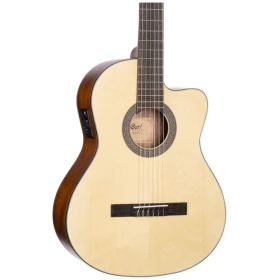 Guitarra Clasica Cort AC120CE OP Con Funda - Image 5