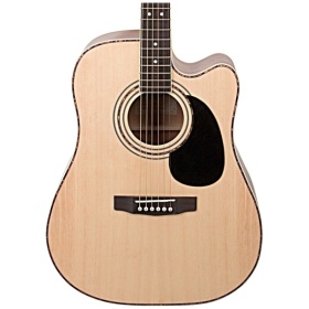 Guitarra Electro Acústica Cort AD880CE Natural Satin con Funda - Image 3