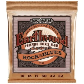 Encordado Ernie Ball Earthwood Bronce Fosforado para Guitarra Acustica