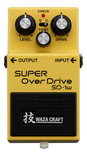 Pedal de efecto Boss SD1W Super Overdrive Waza Craft Japon - Image 2