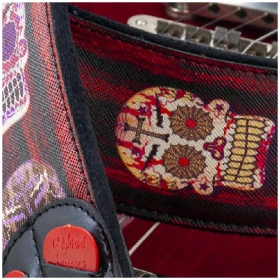 Correa Right On! Mojo Skulls Vegana para Guitarra y Bajo - Made In Spain - Image 4
