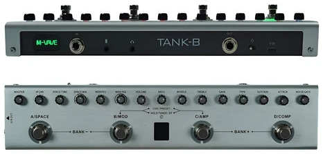 Pedalera Cuvave M-Vave Tank B Multiefecto para Bajo Wireless - Image 3