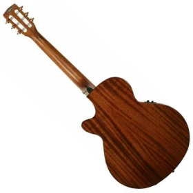 Guitarra Electroacustica Cort CEC5 Nylon Natural con Funda - Image 5