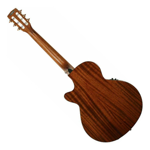 Guitarra Electroacustica Cort CEC5 Nylon Natural con Funda - Image 5