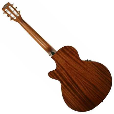 Guitarra Electroacustica Cort CEC5 Nylon Natural con Funda - Image 5